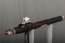 African Blackwood  Native American Flute, Minor, Mid G-4, #M12D (1)